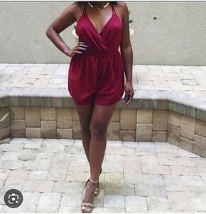 Forever 21 dusty pink romper size 3x